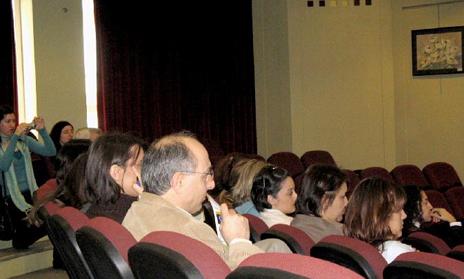 10 Teachers istanbul.jpg - Dr Deans spoke at a school in Istanbul of 1,000 students, where he also met with the vice rector, principals, and chief administrators.